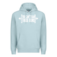 Blue Mist you can't ban these guns Premium Hoodie - artisFamous