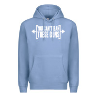Colony Blue you can't ban these guns Premium Hoodie - artisFamous
