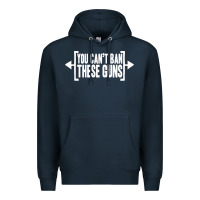 Navy you can't ban these guns Premium Hoodie - artisFamous