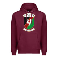 Burgundy glentoran Premium Hoodie - artisFamous