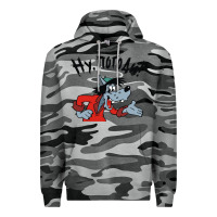 Slate Camo nu pogodi! Premium Hoodie - artisFamous