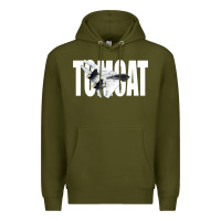 Army Green f 14 tomcat f14 navy jet fighter plane tshirt pilot t shirt Premium Hoodie - artisFamous