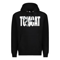 Black f 14 tomcat f14 navy jet fighter plane tshirt pilot t shirt Premium Hoodie - artisFamous
