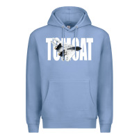 Colony Blue f 14 tomcat f14 navy jet fighter plane tshirt pilot t shirt Premium Hoodie - artisFamous