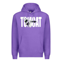 Purple f 14 tomcat f14 navy jet fighter plane tshirt pilot t shirt Premium Hoodie - artisFamous