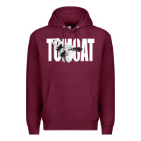 Burgundy f 14 tomcat f14 navy jet fighter plane tshirt pilot t shirt Premium Hoodie - artisFamous