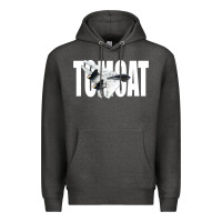Charcoal Heather f 14 tomcat f14 navy jet fighter plane tshirt pilot t shirt Premium Hoodie - artisFamous