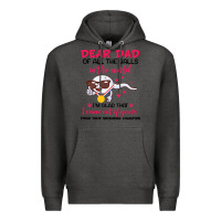 Charcoal Heather dear dad of all the balls in the world i’m glad that i came out of y Premium Hoodie - artisFamous