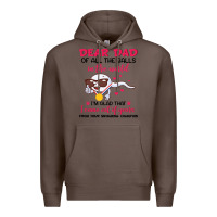 Coffee dear dad of all the balls in the world i’m glad that i came out of y Premium Hoodie - artisFamous