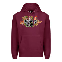 Burgundy Rainforest Cafe Premium Hoodie - artisFamous