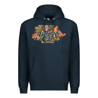 Navy Rainforest Cafe Premium Hoodie - artisFamous
