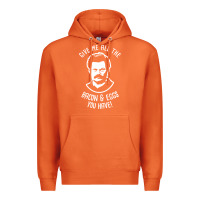 Carrot Ron tv show parks Swanson - Bacon & Eggs Premium Hoodie - artisFamous