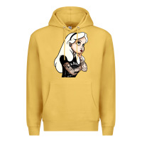 Antique Gold alice in wonderland Premium Hoodie - artisFamous