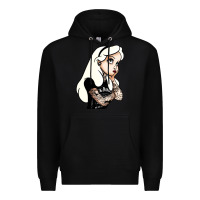 Black alice in wonderland Premium Hoodie - artisFamous