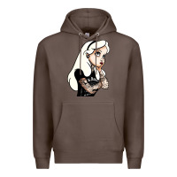 Coffee alice in wonderland Premium Hoodie - artisFamous