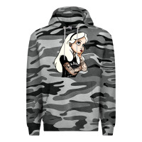 Slate Camo alice in wonderland Premium Hoodie - artisFamous