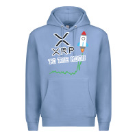 Colony Blue xrp to the moon Premium Hoodie - artisFamous