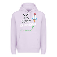 Lilac xrp to the moon Premium Hoodie - artisFamous