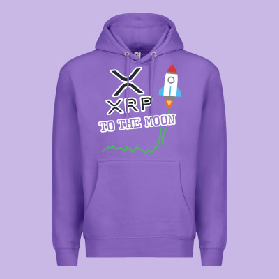 Xrp To The Moon Premium Hoodie Designed By Artisfamous