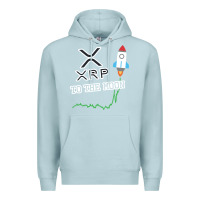 Blue Mist xrp to the moon Premium Hoodie - artisFamous