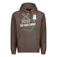 Coffee xrp to the moon Premium Hoodie - artisFamous
