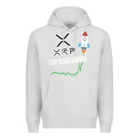 Dove Grey xrp to the moon Premium Hoodie - artisFamous