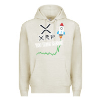 Oatmeal Heather xrp to the moon Premium Hoodie - artisFamous