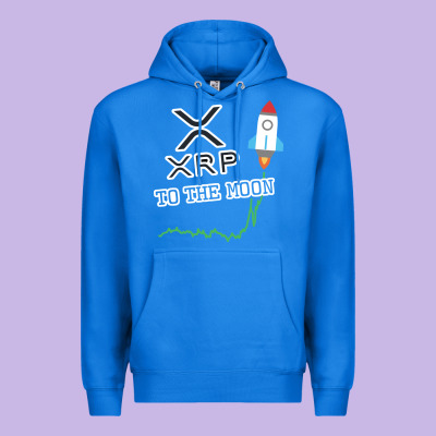 Xrp To The Moon Premium Hoodie Designed By Artisfamous