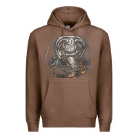 Chestnut cobra k.a.i rusted steel snake lo go graphic t shirt Premium Hoodie - artisFamous