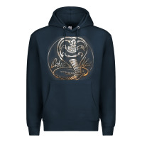 Navy cobra k.a.i rusted steel snake lo go graphic t shirt Premium Hoodie - artisFamous