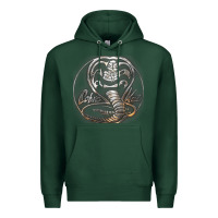 Sports Green cobra k.a.i rusted steel snake lo go graphic t shirt Premium Hoodie - artisFamous