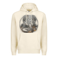 Tofu cobra k.a.i rusted steel snake lo go graphic t shirt Premium Hoodie - artisFamous