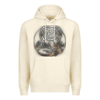 Sandshell cobra k.a.i rusted steel snake lo go graphic t shirt Premium Hoodie - artisFamous