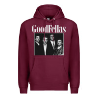 Burgundy goodfellas retro Premium Hoodie - artisFamous