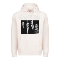 Pale Pink goodfellas retro Premium Hoodie - artisFamous