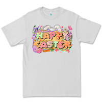Dove Grey Happy Easter Premium Tee - LillyAllenDesigns