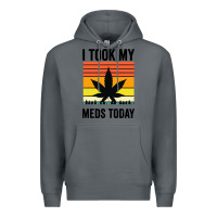 Rock i took my meds today Premium Hoodie - artisFamous