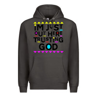 Smoke i'm just out here trusting god Premium Hoodie - artisFamous