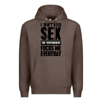 Coffee I DON'T NEED SEX Premium Hoodie - artisFamous