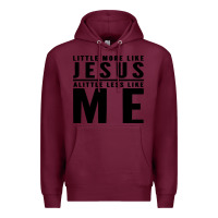 Burgundy christian faith in christ Premium Hoodie - artisFamous