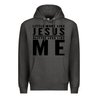 Charcoal Heather christian faith in christ Premium Hoodie - artisFamous