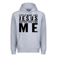 Heather Grey christian faith in christ Premium Hoodie - artisFamous