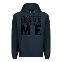 Navy christian faith in christ Premium Hoodie - artisFamous