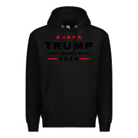 Black donald trump 2024 take america Premium Hoodie - artisFamous