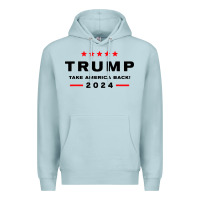Blue Mist donald trump 2024 take america Premium Hoodie - artisFamous