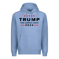 Colony Blue donald trump 2024 take america Premium Hoodie - artisFamous