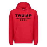 Red donald trump 2024 take america Premium Hoodie - artisFamous