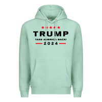 Seafoam donald trump 2024 take america Premium Hoodie - artisFamous