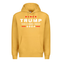 Mustard donald trump 2024 take america Premium Hoodie - artisFamous