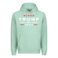 Seafoam donald trump 2024 take america Premium Hoodie - artisFamous